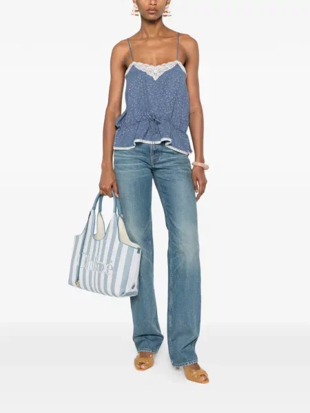 Geantă shopper Chloé albastru