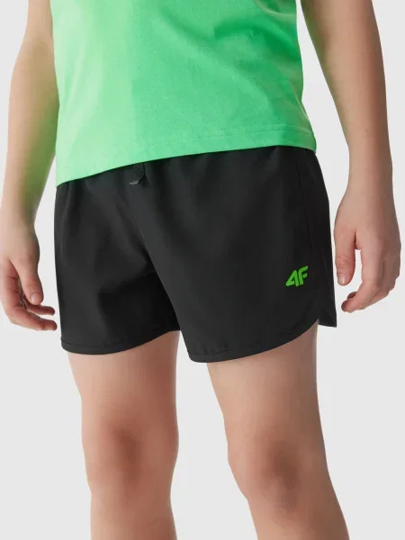 Pantaloni scurți copii 4f negru