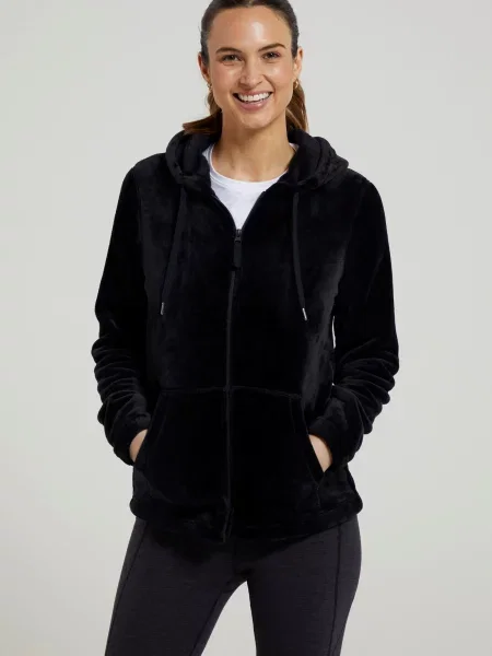 Snaggle – polar z kapturem Black