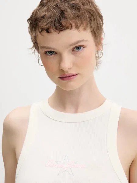 Топ Guess Jeans бежевий