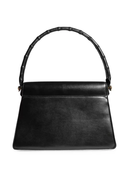Geantă shopper Gucci din bambus negru