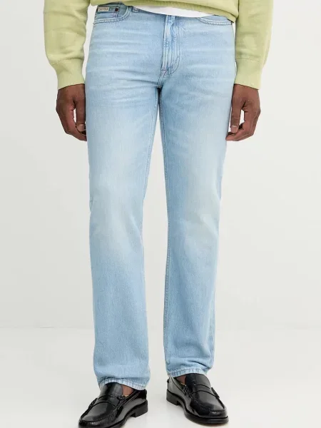 Kavbojke Calvin Klein Jeans modra