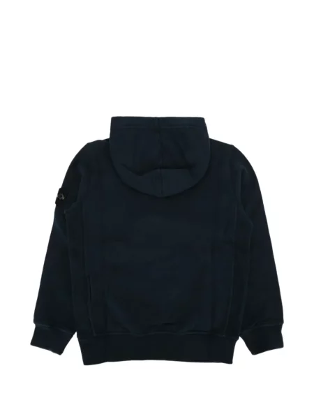 Bluza z kapturem dziecięca Stone Island niebieska