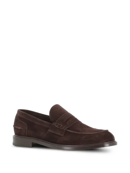 Pantofi loafer Tassinari din piele de căprioară maro