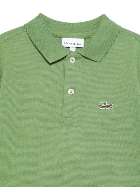 Koszulka polo dziecięca Lacoste zielona