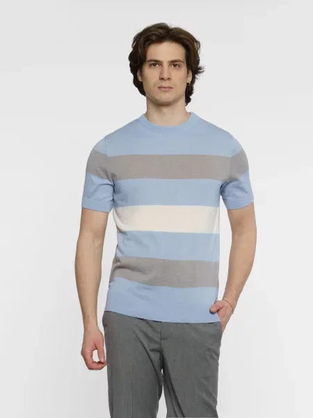 Футболка Arber голубая