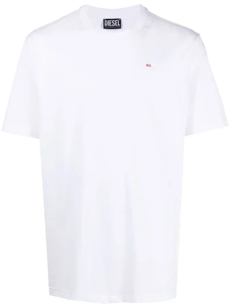 Tricou Diesel cu broderie alb