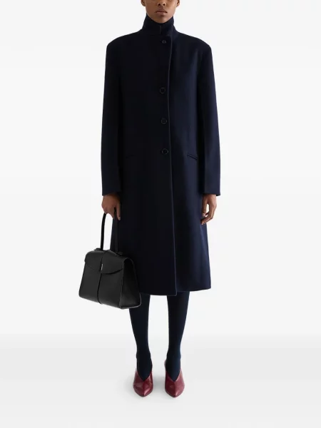 Lung palton Jil Sander albastru