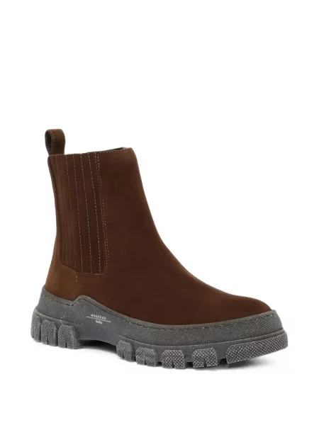 Botine Weekend Max Mara din piele de căprioară chunky maro