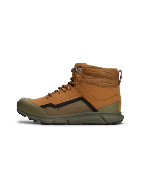 Pánske topánky Tommy Hilfiger Outdoor Runner Hi Wpm BDS desert khaki hnedá