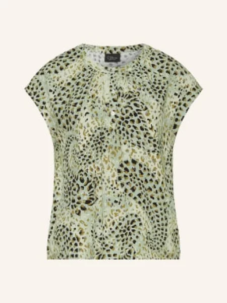 S.Oliver Black Label Košilová Halenka světle zelená / khaki černá