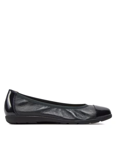 Baleriny Caprice granatowe