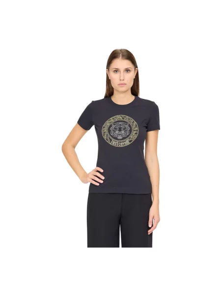 Koszulka Just Cavalli z logo czarna