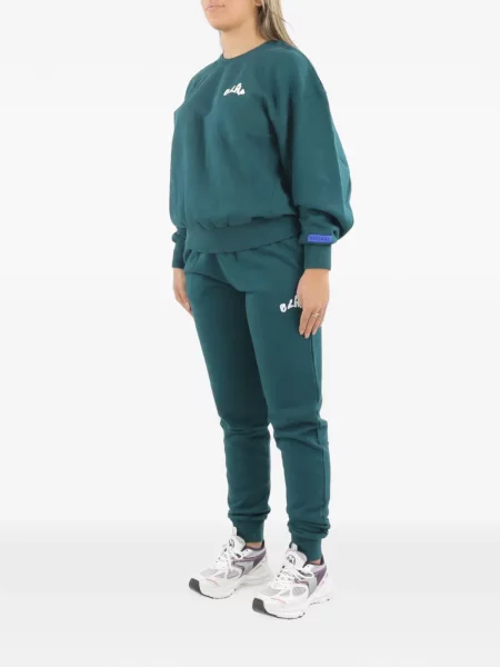 Pantaloni Olaf alergare cu autograf verde