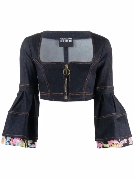 Cropp top Versace Jeans Couture albastru