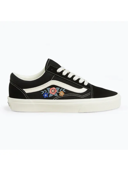 Vans Old Skool флорални обувки черни