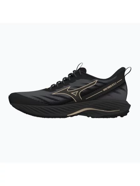 Buty do biegania Mizuno Wave Rider GTX 2 iron gate/ge gold/black czarne