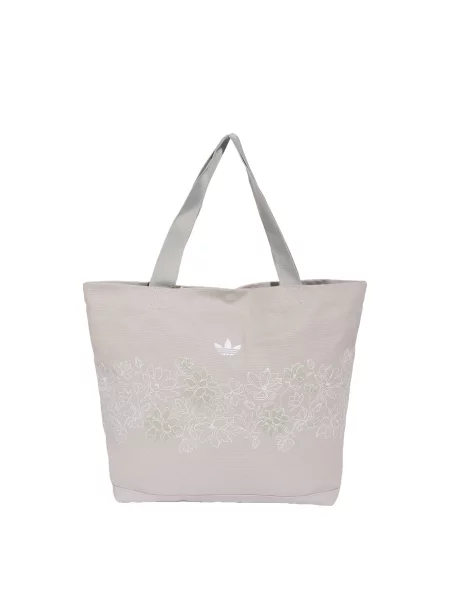 ADIDAS ORIGINALS Shopper torba FLORAL TOTE bež siva / pastelno zelena bijela