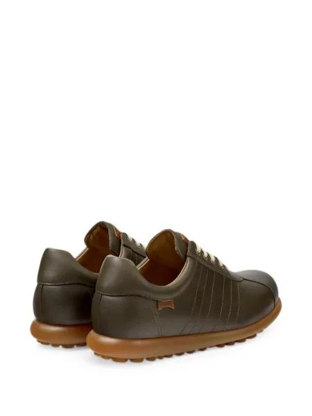 Sneakerși Camper din nubuc verde