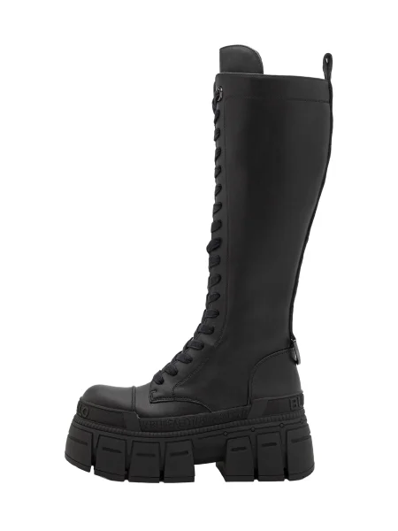 Buffalo Vysoké čižmy Gospher Lace Up Hi čierna