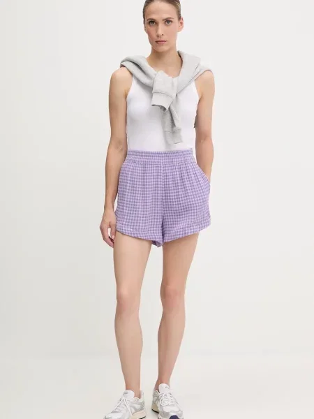 Шорти Rip Curl PREMIUM SURF візерунок висока посадка фіолетовий