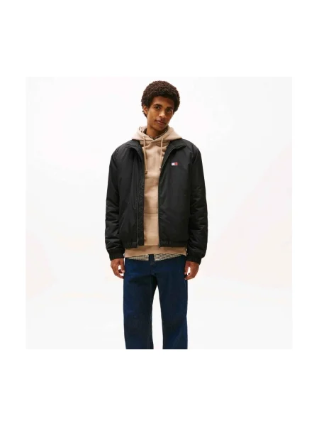 Geacă de blugi Tommy Jeans negru