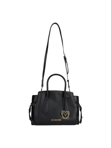 Torebka Love Moschino z logo czarna
