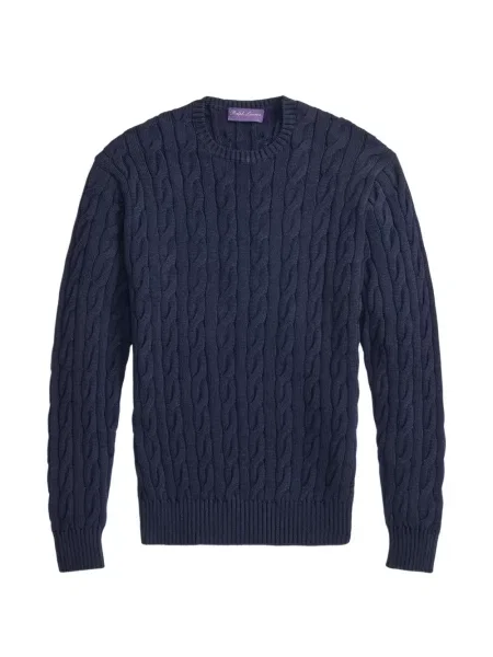 Pulover Ralph Lauren Purple Label din cașmir albastru