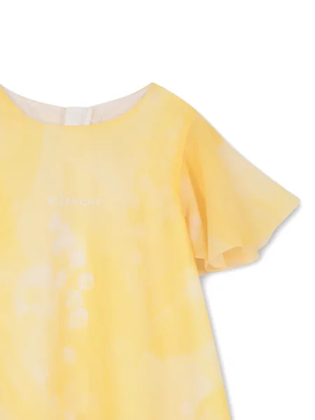 Dětské šaty Givenchy žluté