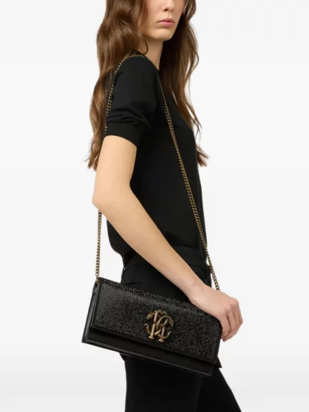 Geantă plic Roberto Cavalli negru