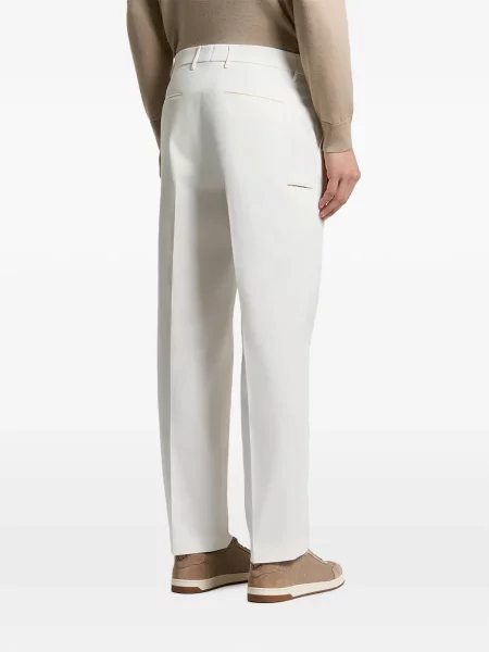 Pantaloni chino Peserico alb