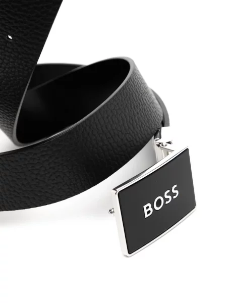 Curea Boss din piele negru