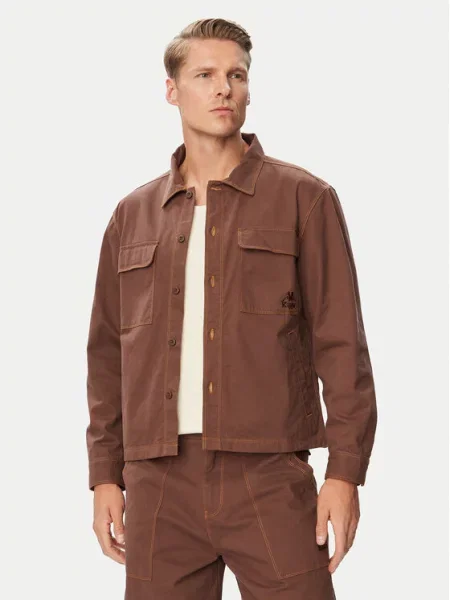 Kappa Geacă de blugi Comfort Fit maro