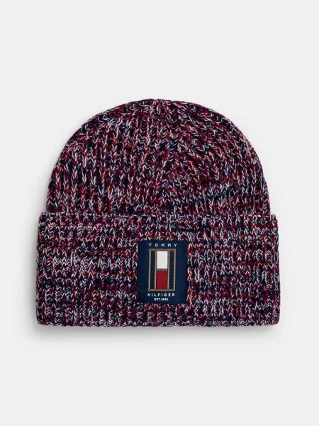 Tommy Hilfiger Sapka Corp Love Színes borvörös