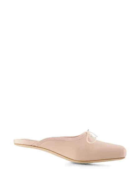 Papuci tip mules Simone Rocha din satin