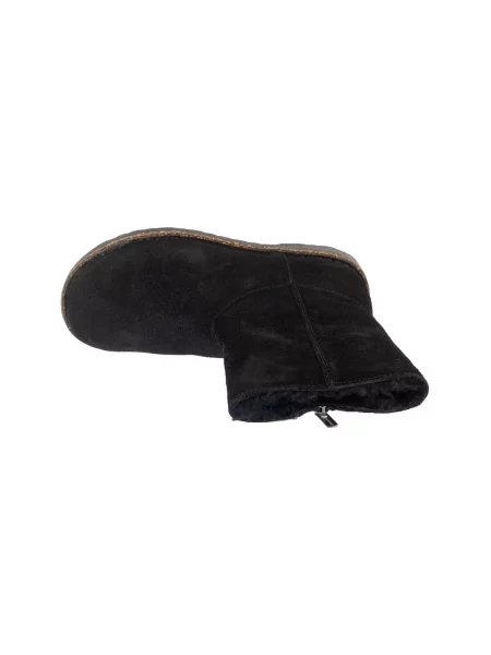 Tenisky Birkenstock z ovčej kože čierna