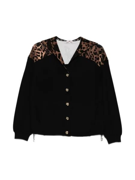 Sweter Liu Jo z kapturem czarny