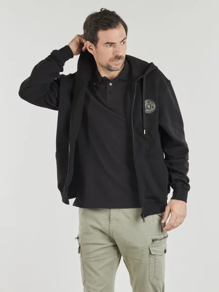 Geacă de blugi Versace Jeans Couture negru