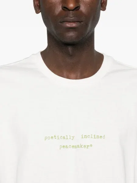 Tricou Peacemaker Oamc cu decolteu rotund alb