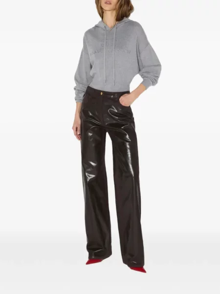Blugi cu picior larg Elisabetta Franchi maro