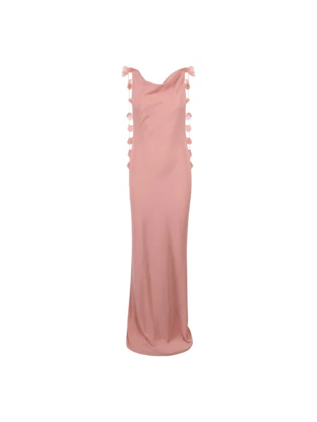 Sukienka maxi Cult Gaia z organzy różowa