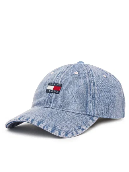 Tommy Jeans Шапка с козирка Heritage Виолетов синьо