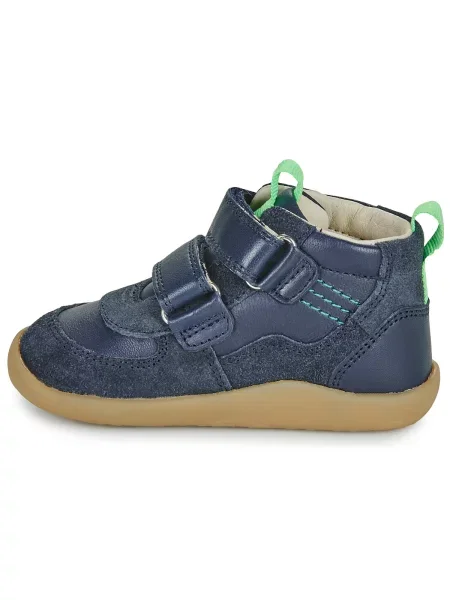 Členkové topánky Kickers modrá