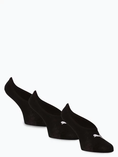 Skarpety stopki PUMA Unisex — trójpak czarne