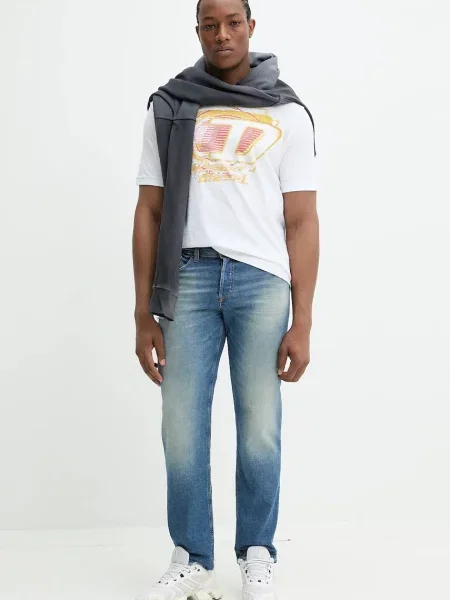 Spodnie Diesel niebieskie