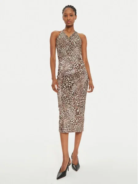 ViCOLO Rochie cocktail maro