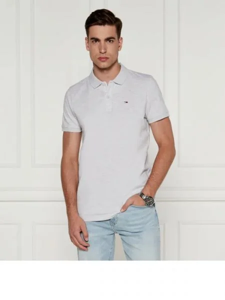 Tommy Jeans Tenisz póló szürke