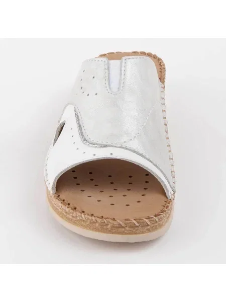 Pantofi Purapiel alb