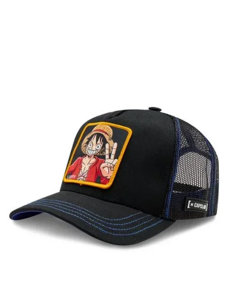Šiltovka Capslab ONE PIECE x Pokemon čierna