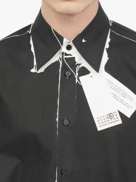 Cămașă Mm6 Maison Margiela negru